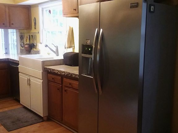 Kitchen with over sized sink