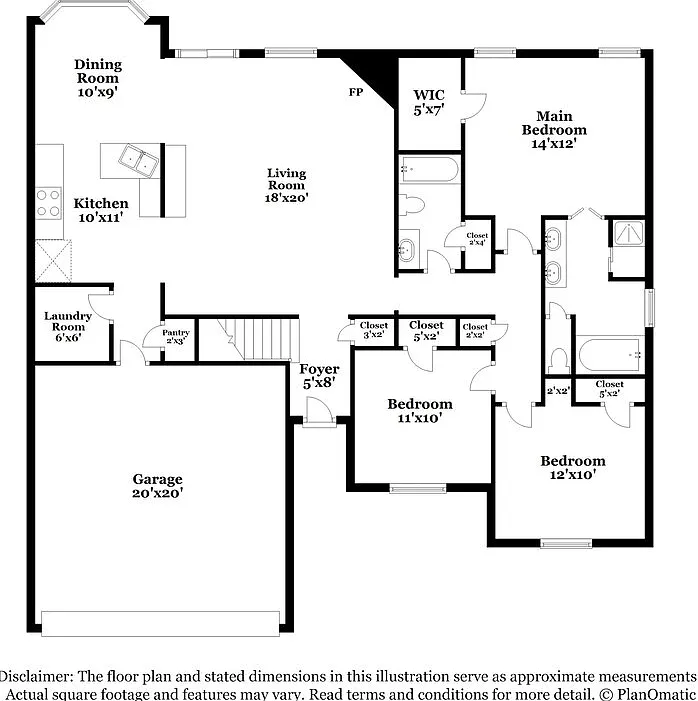 3 bed, 2.0 bath, 1869 sqft, $1,895 — Photo 3