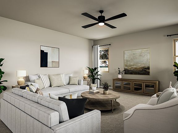 Dahlia Plan 5006 Great Room Rendering