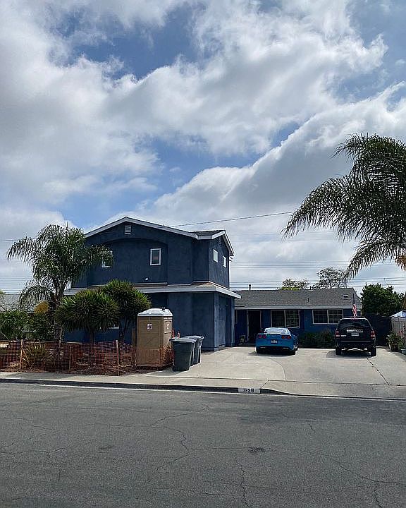 Front View with new ADU 