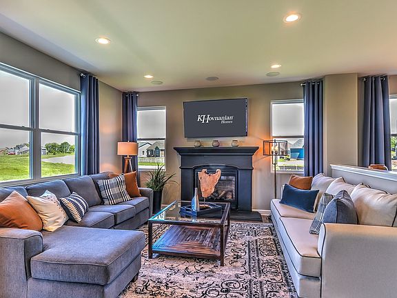 Great room with natural light