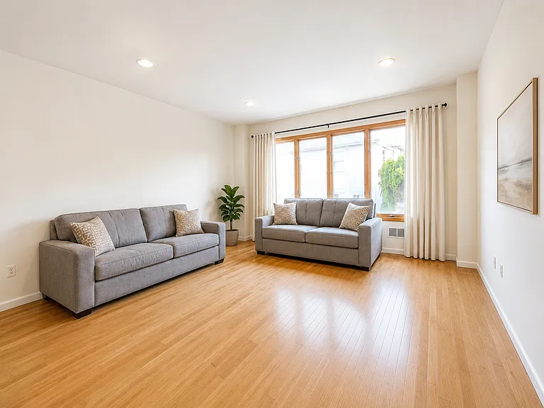 Inviting living room with beautiful natural light