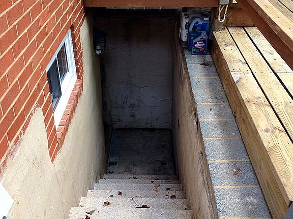 Basement exit