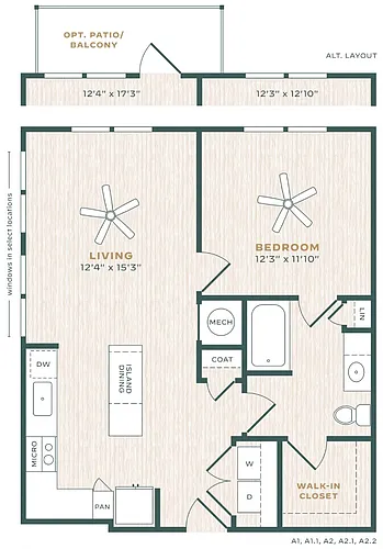 Floor plan A1
