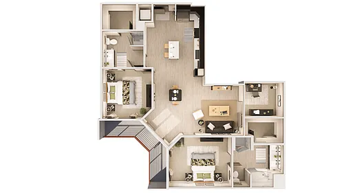 Floor plan The Gable B5