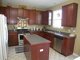Kitchen with 42" Cherry Cabinets