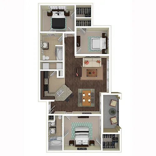 Floor plan C1-1309