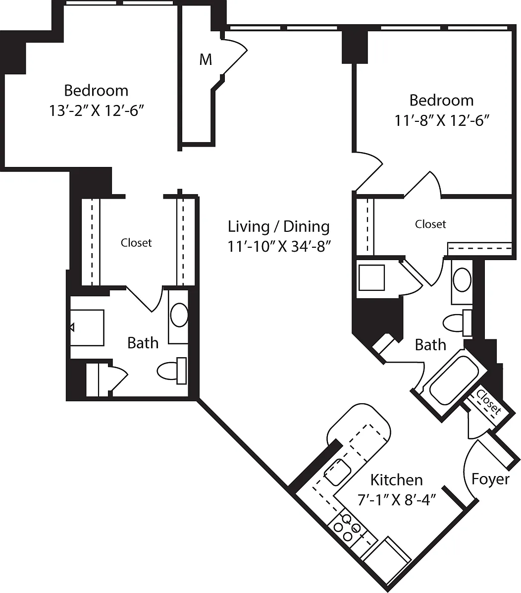 Floor plan Clarendon