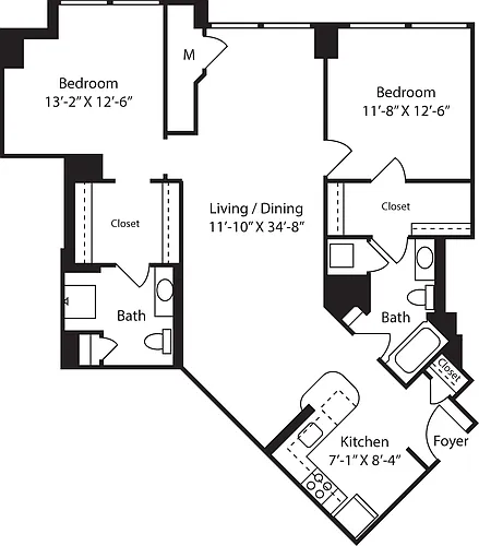 Floor plan Clarendon