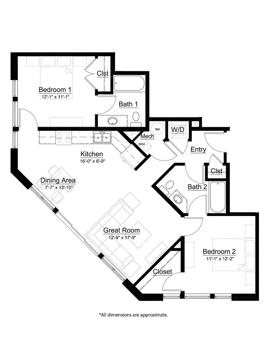 Floor plan The Coach