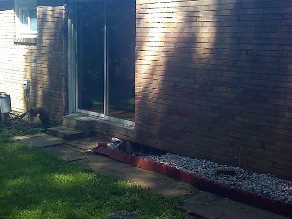 Back view of home