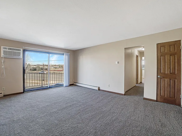 Living room with balcony