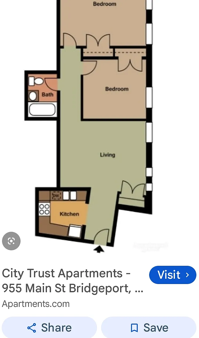 1 bed, $1,675 — Photo 2