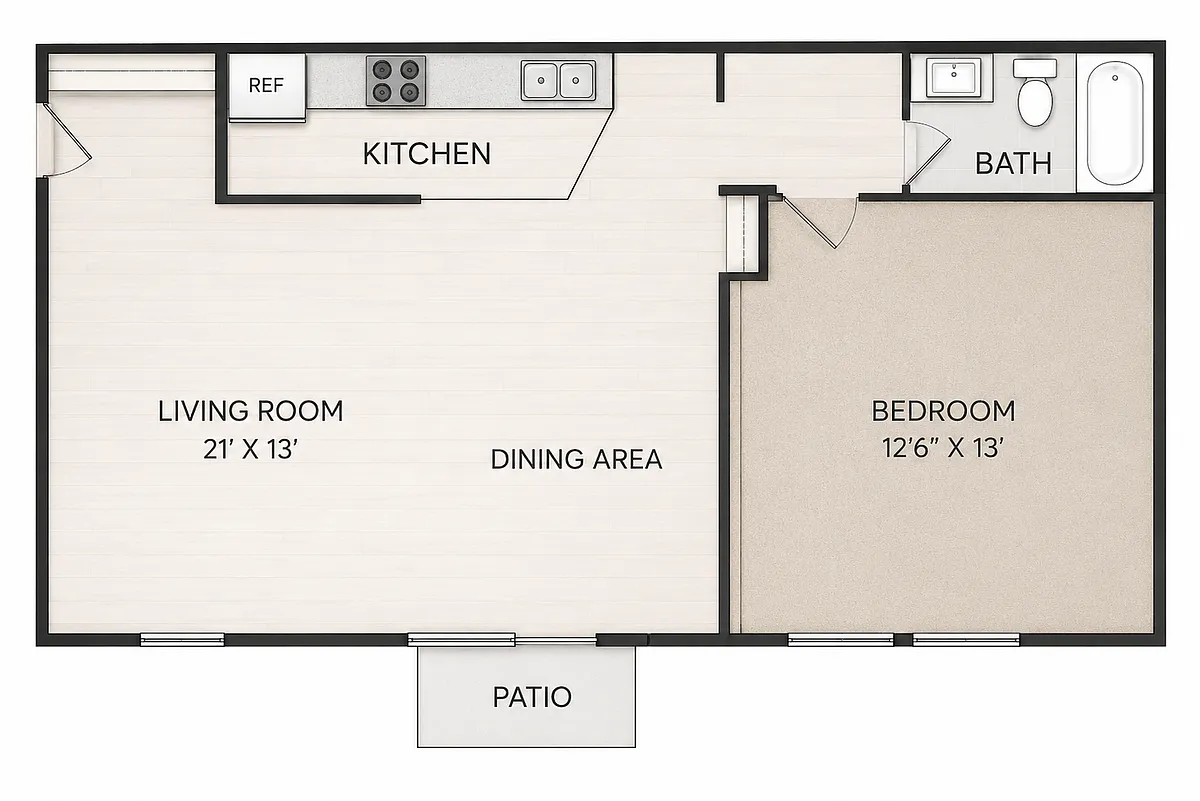 Floor plan Cedar Greene