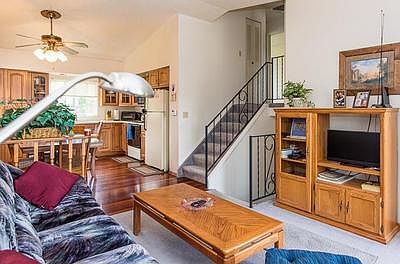 Living Room Opens to Kitchen