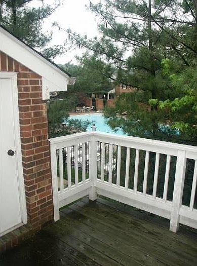 Deck and pool view