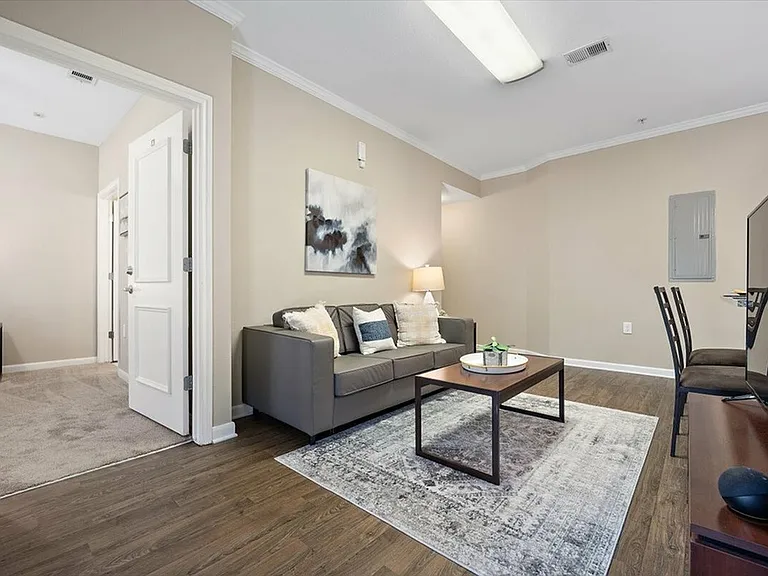 Relax in a Cozy and Stylish Living Room at Eagle Flatts Student Housing