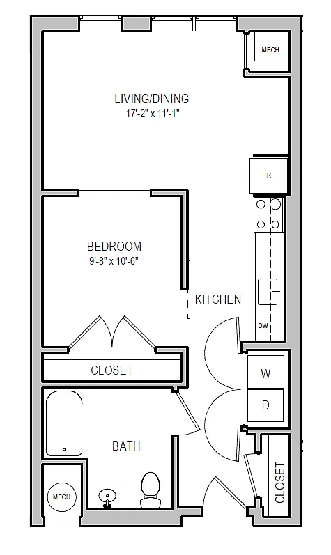 Floor plan A22A