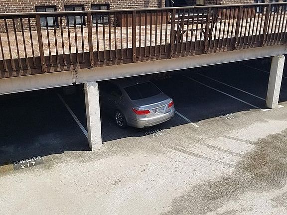 Undercover parking spot