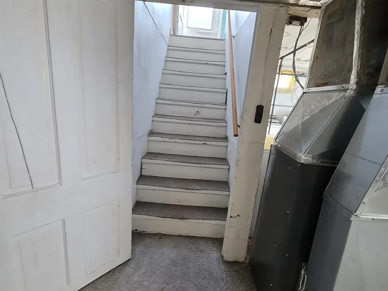 Basement toward stairway