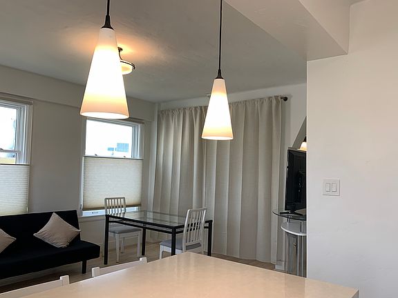 Sleeping Alcove with Curtains in Place