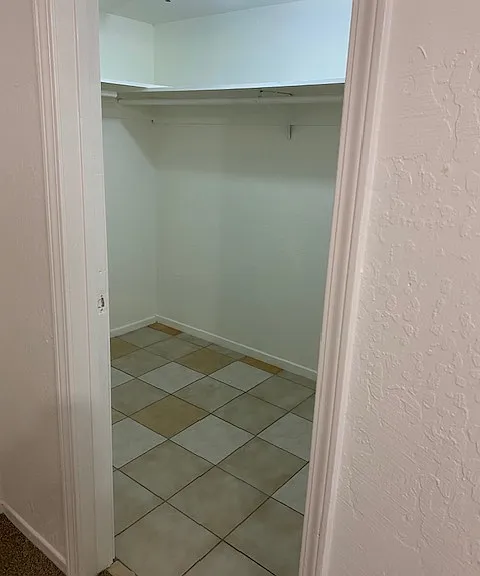 Bedroom walk-in closet