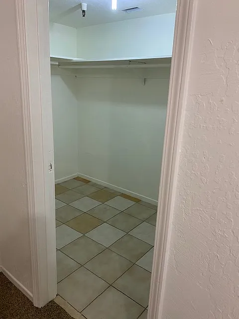 Bedroom walk-in closet