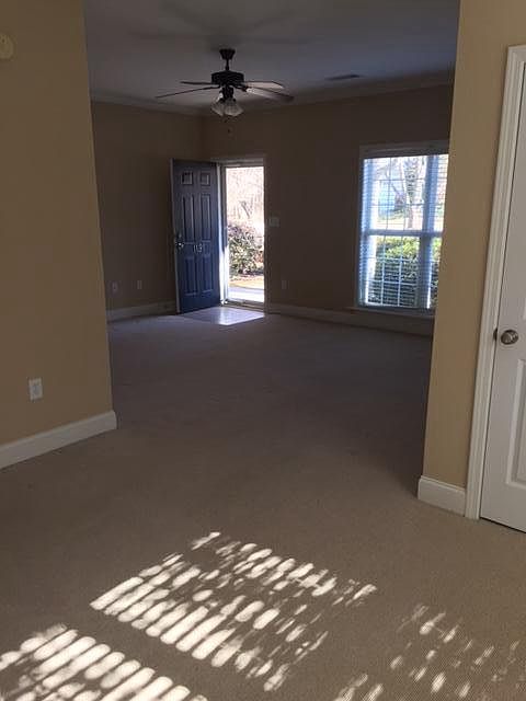 view from kitchen to front door