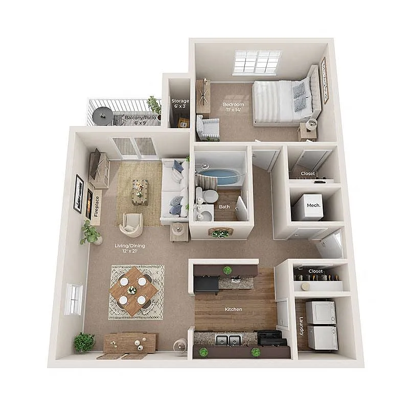 Floor plan Ac - Aspen