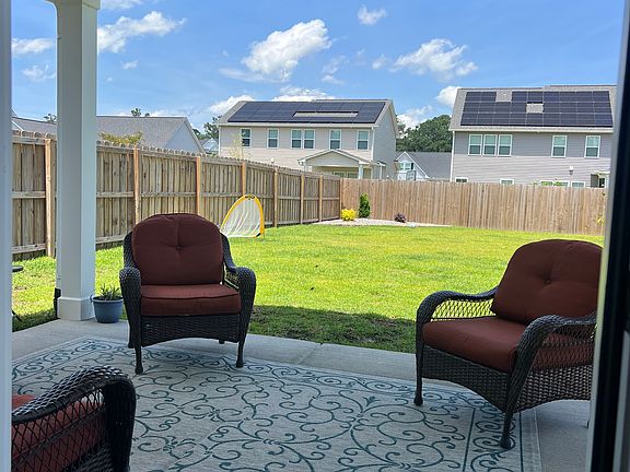 Backyard - covered patio