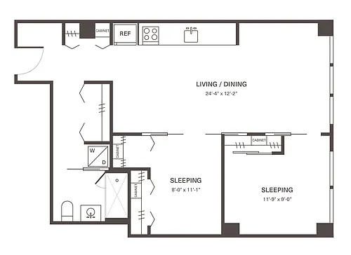 Floor plan L2A