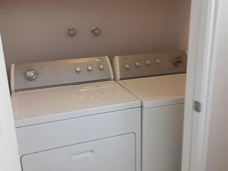Washer and dryer