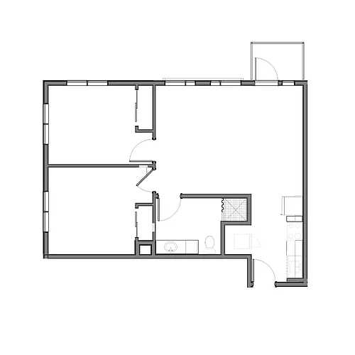 Floor plan The Beamline