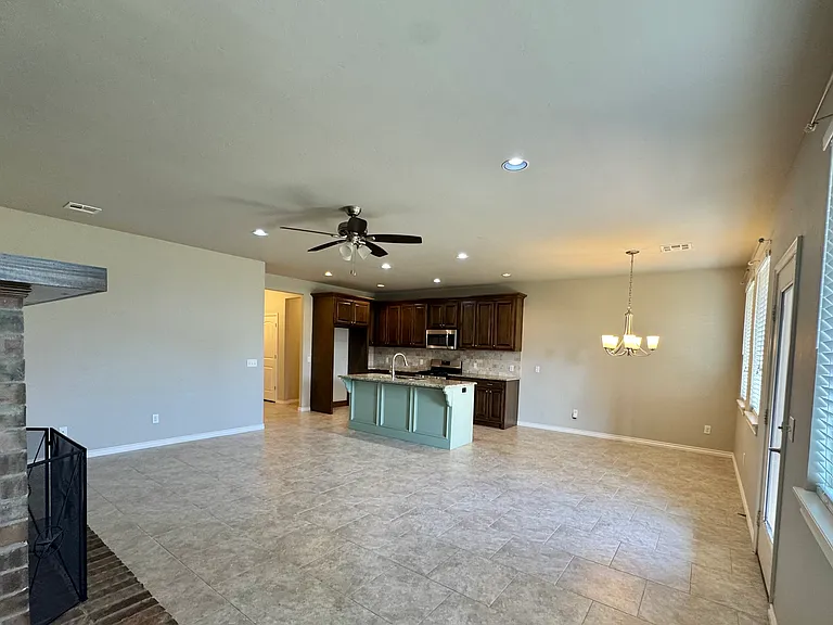 Living, Dining & Kitchen