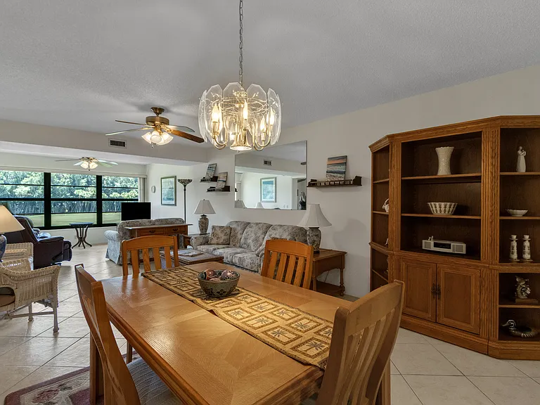 Dining & living area