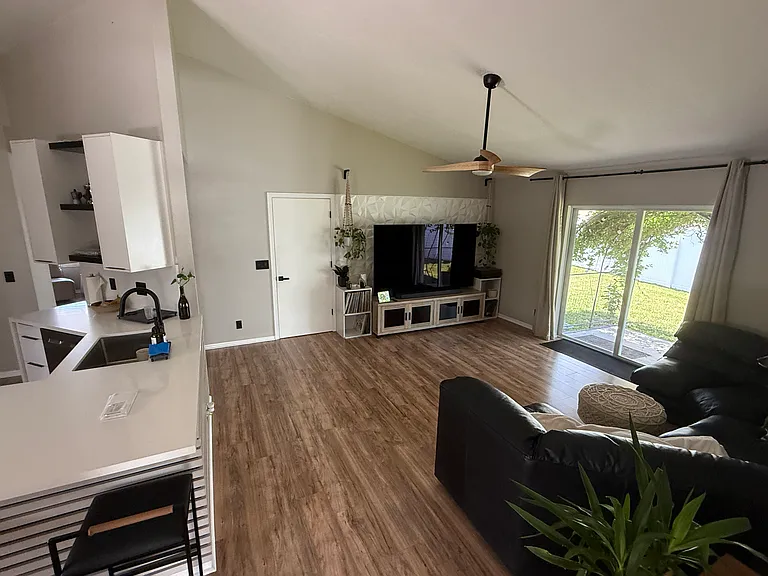 Living Room Kitchen