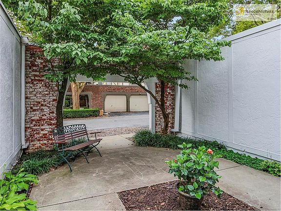 Courtyard view from the front door