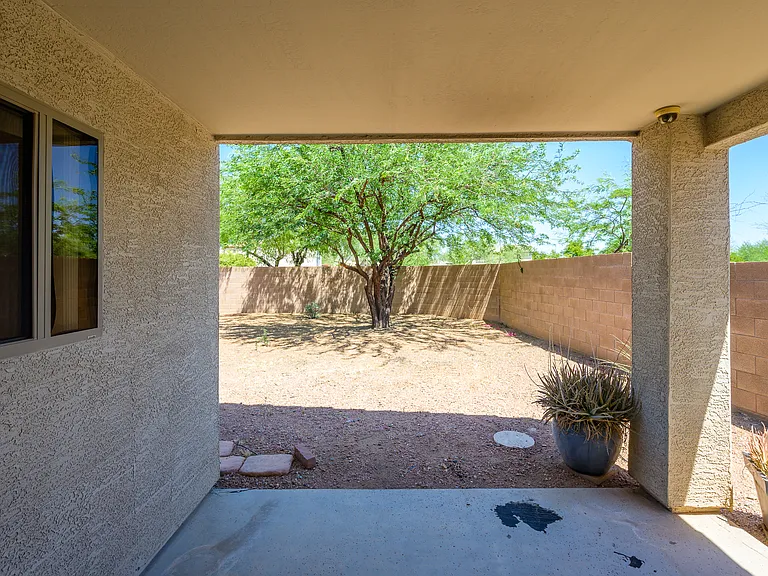 Back patio