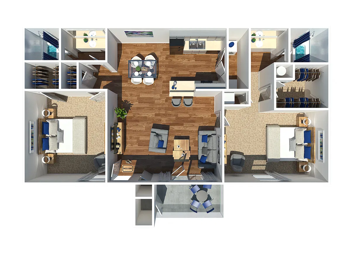 Floor plan The Rosebud (Classic)