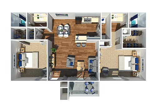 Floor plan The Rosebud (Classic)