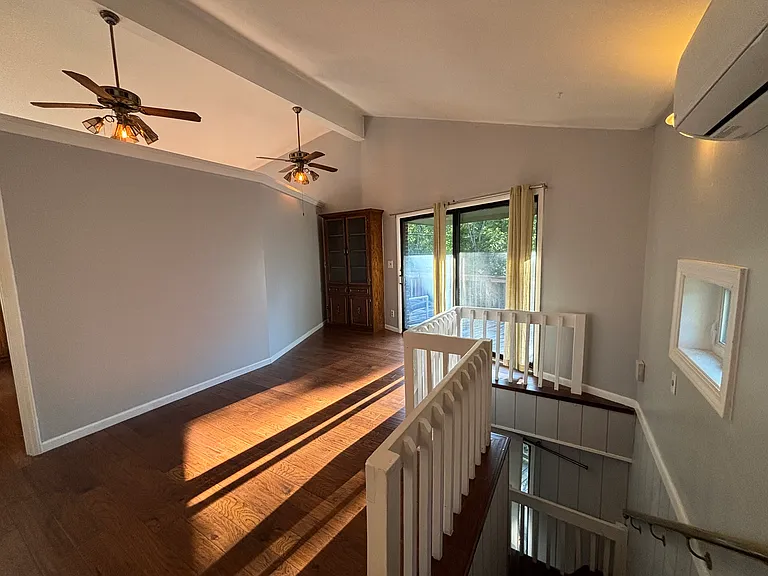 Upstairs living area