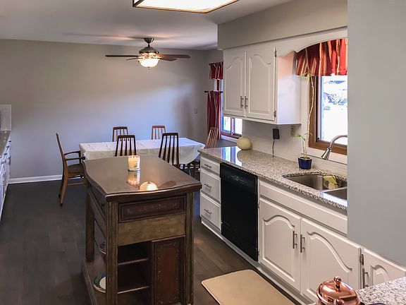 New wood floors and counters