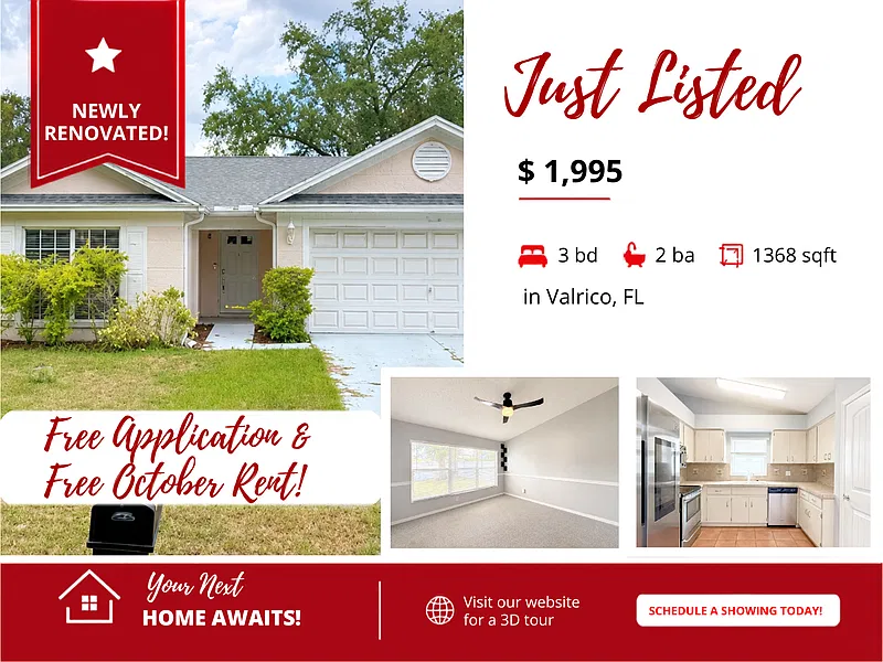 3 bed, 2.0 bath, 1368 sqft, $1,995 — Photo 1