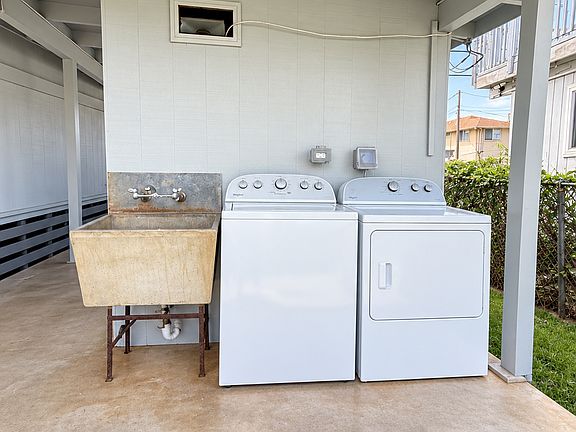 Outdoor washer and Dryer