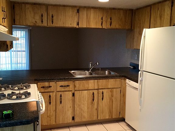 Kitchen view into Living Rm