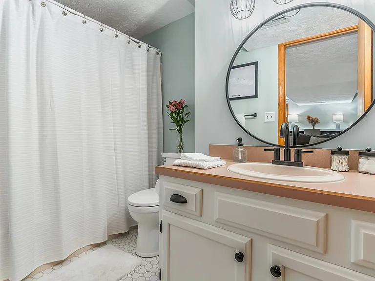 Lower level bathroom