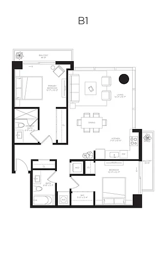 Floor plan B1