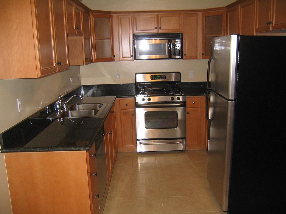 Kitchen with granite countertop