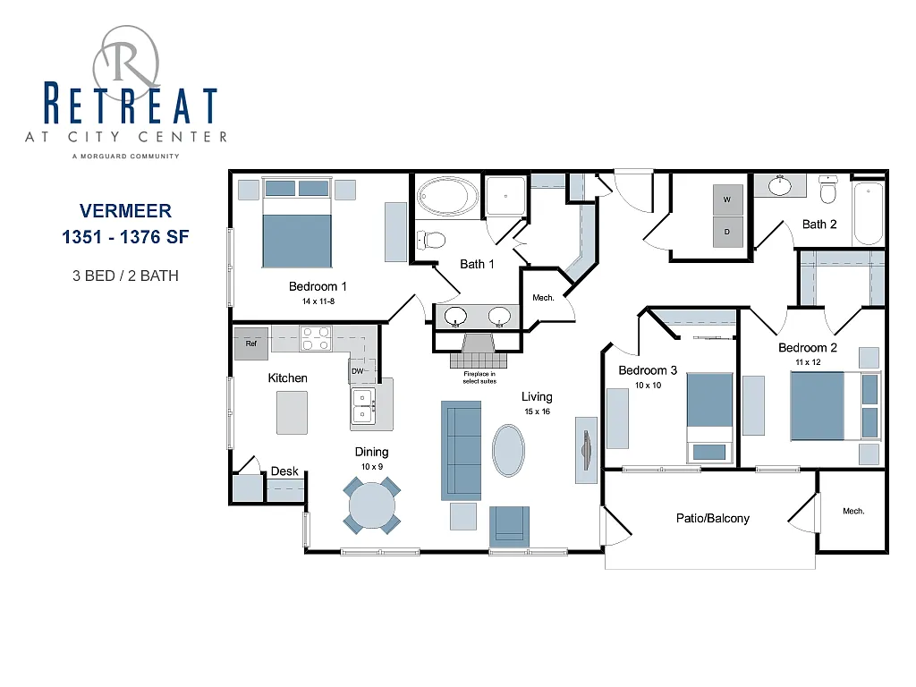 Floor plan Vermeer