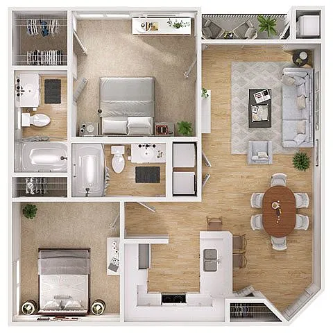 Floor plan B2I-L